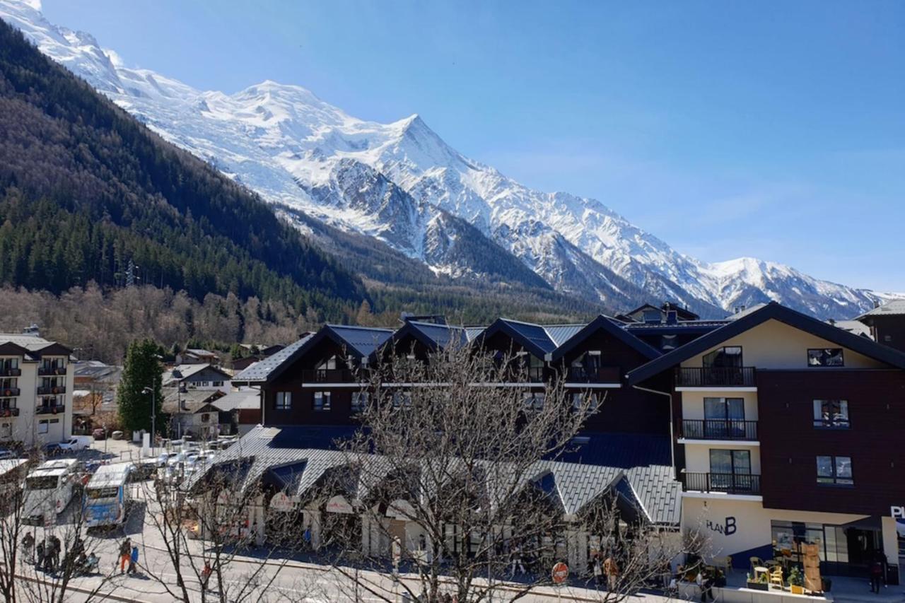 Hypercenter 27 M With Balcony Mont Blanc View Daire Chamonix Dış mekan fotoğraf